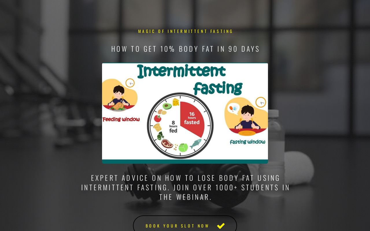 The magic of INTERMITTENT FASTING